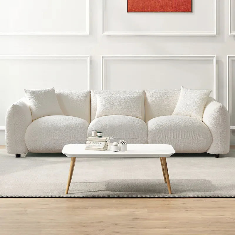 Un canapé de style moderne, adapté aussi bien au salon qu'à la chambre à coucher