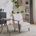 Fauteuil moderne beige de 26,38 pouces