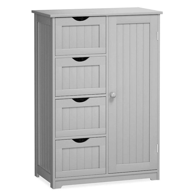 Meuble de rangement/commode de salle de bain en bois à quatre tiroirs