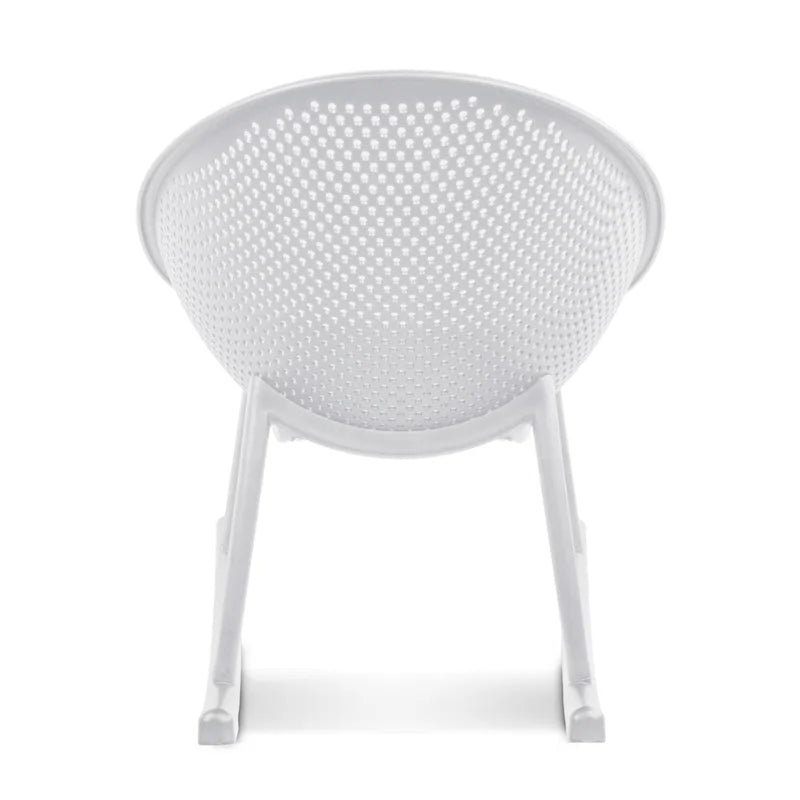 Fauteuil à bascule moderne en plastique de style médiéval