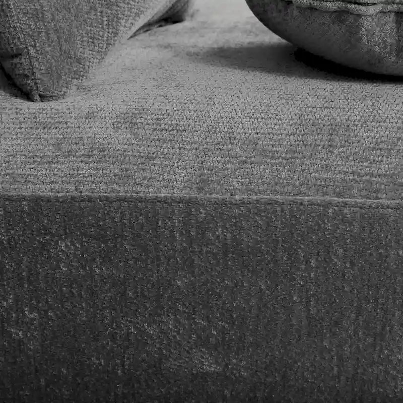 Canapé incurvé en fibre de polyester