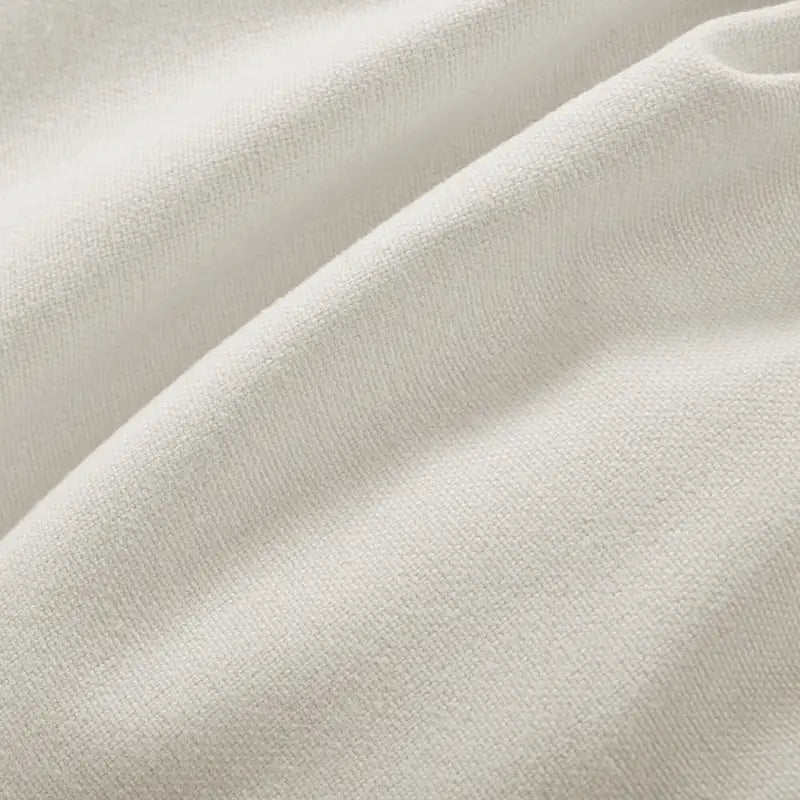 Canapé d'angle avec pouf amovible et coussins moelleux