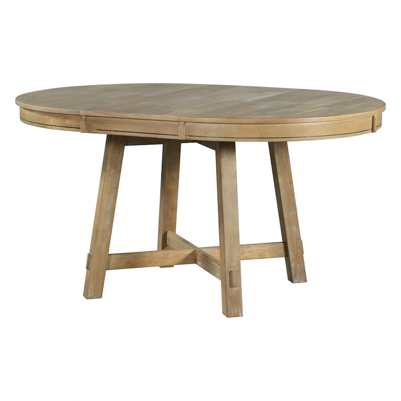 Table de salle à manger ronde avec rallonges
