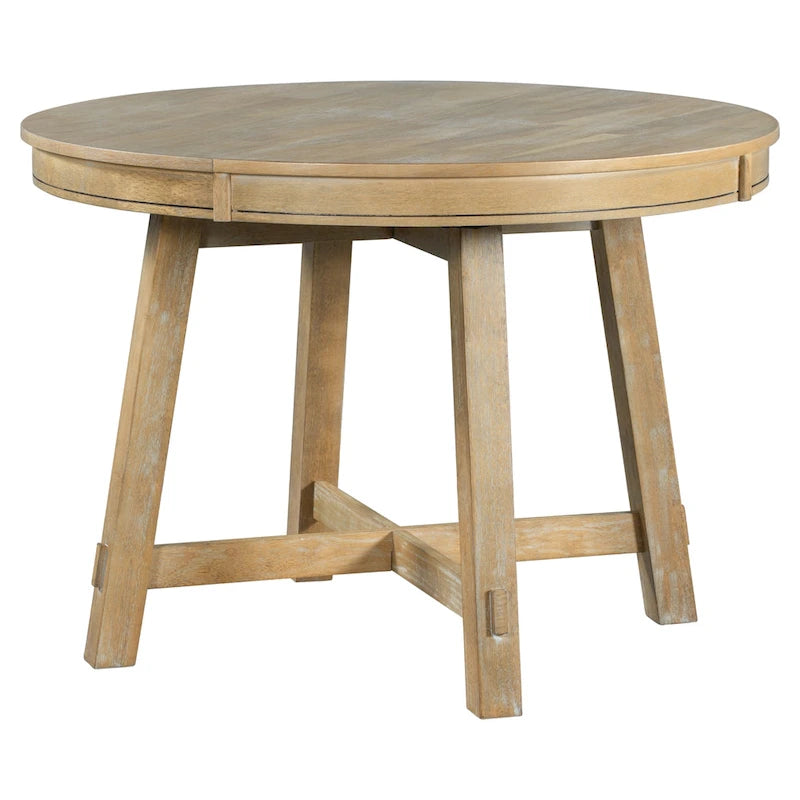 Table de salle à manger ronde avec rallonges