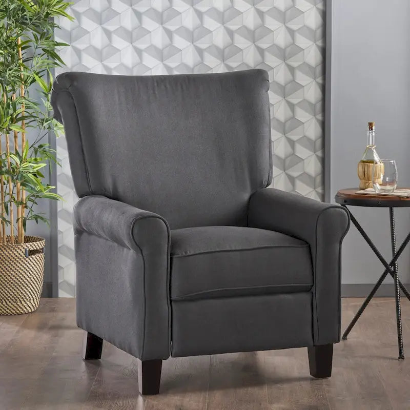 Fauteuil inclinable traditionnel en tissu