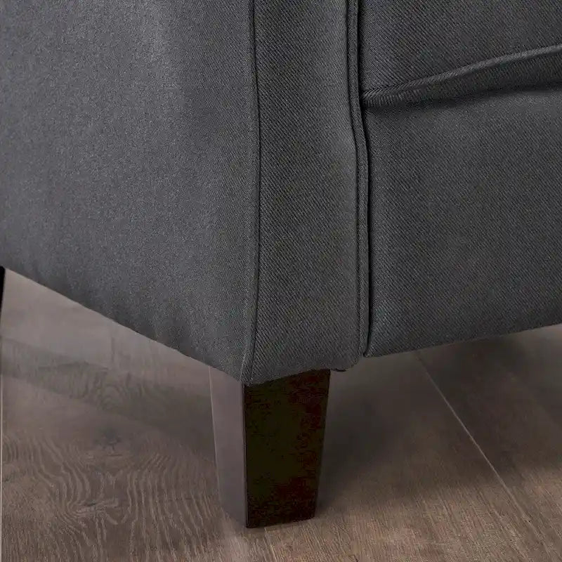Fauteuil inclinable traditionnel en tissu