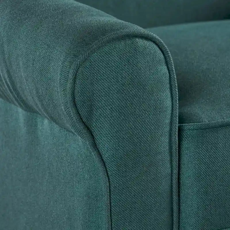Fauteuil inclinable traditionnel en tissu