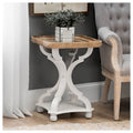 Table d'appoint plateau style maison de campagne