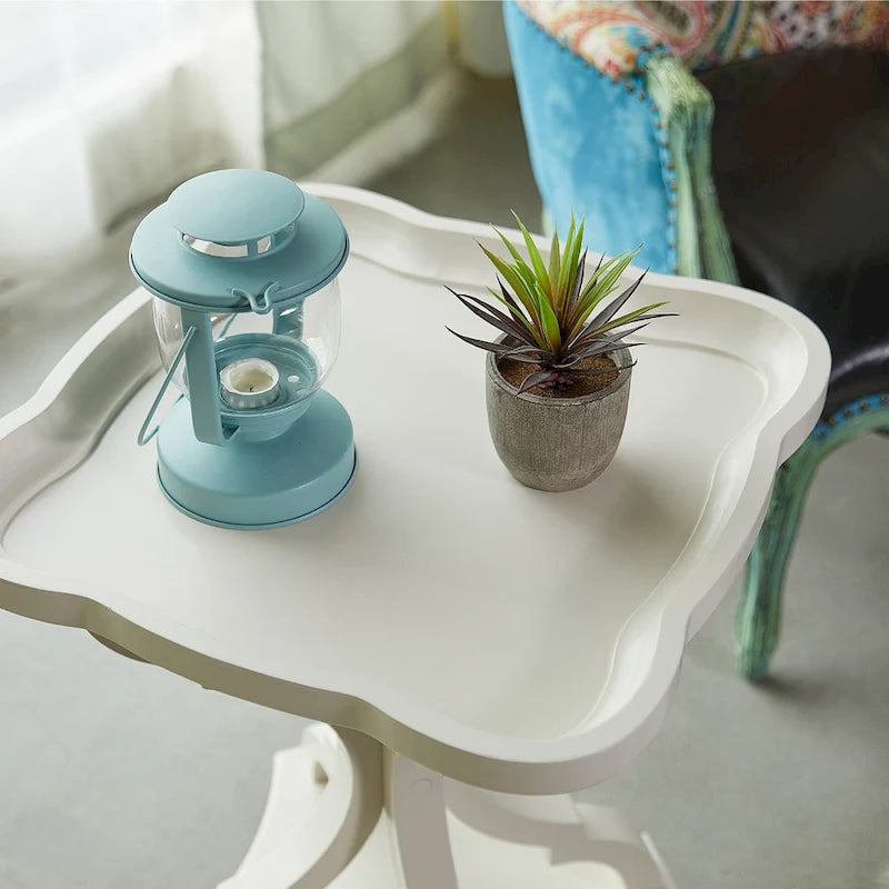 Table d'appoint plateau style maison de campagne