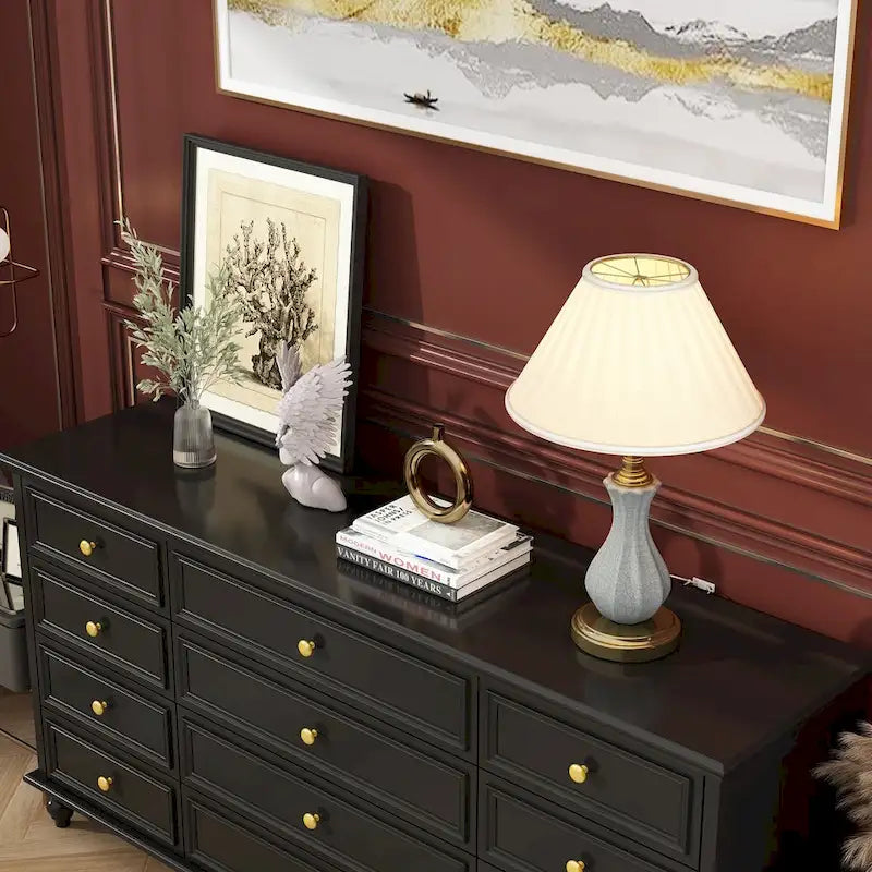 Coiffeuse en bois, commode de chambre, meuble de rangement, armoire