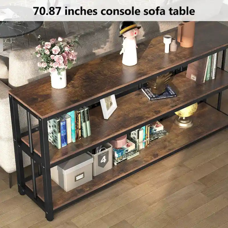 Console étroite et longue de 70,9 pouces