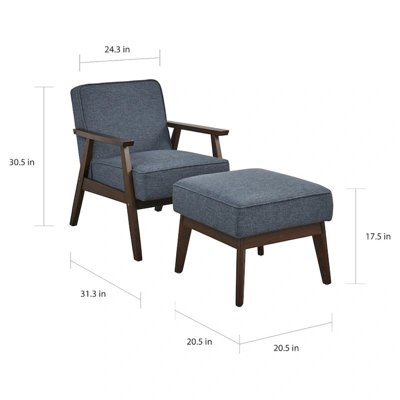 Chaises et repose-pieds