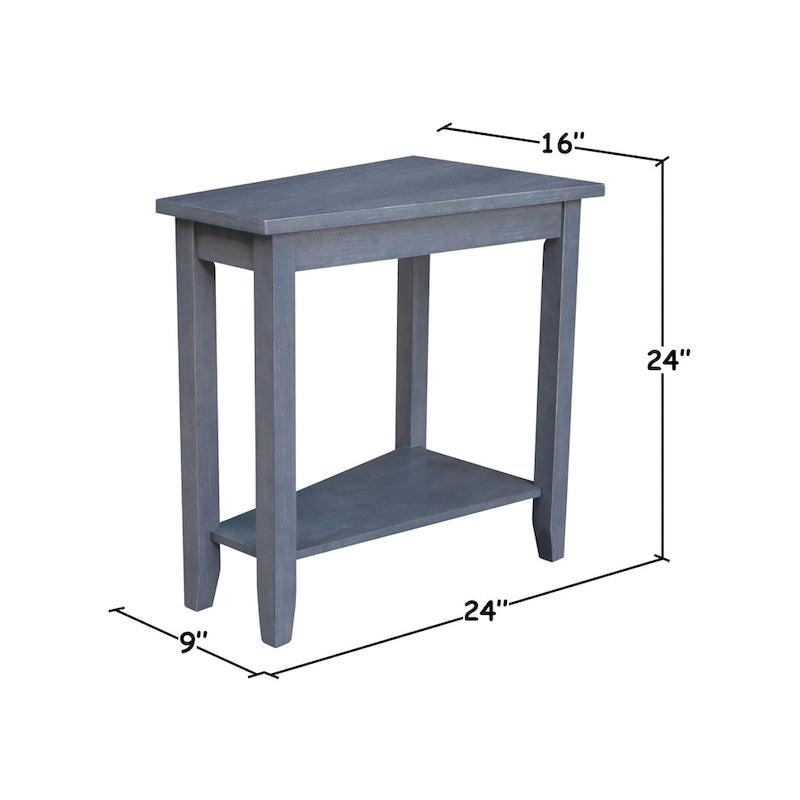 Table d'appoint en hévéa massif