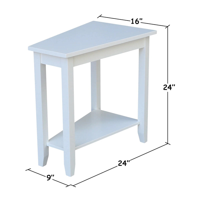 Table d'appoint en hévéa massif