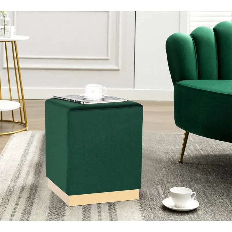 Repose-pieds/tabouret de coiffeuse garni d'or