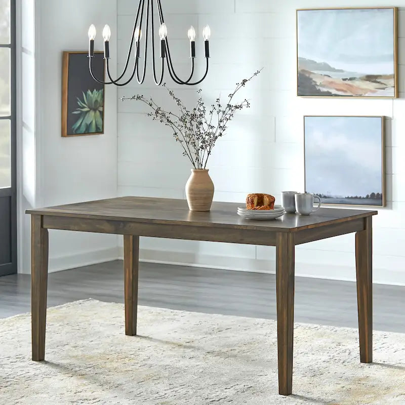 Table de salle à manger moderne de style campagnard