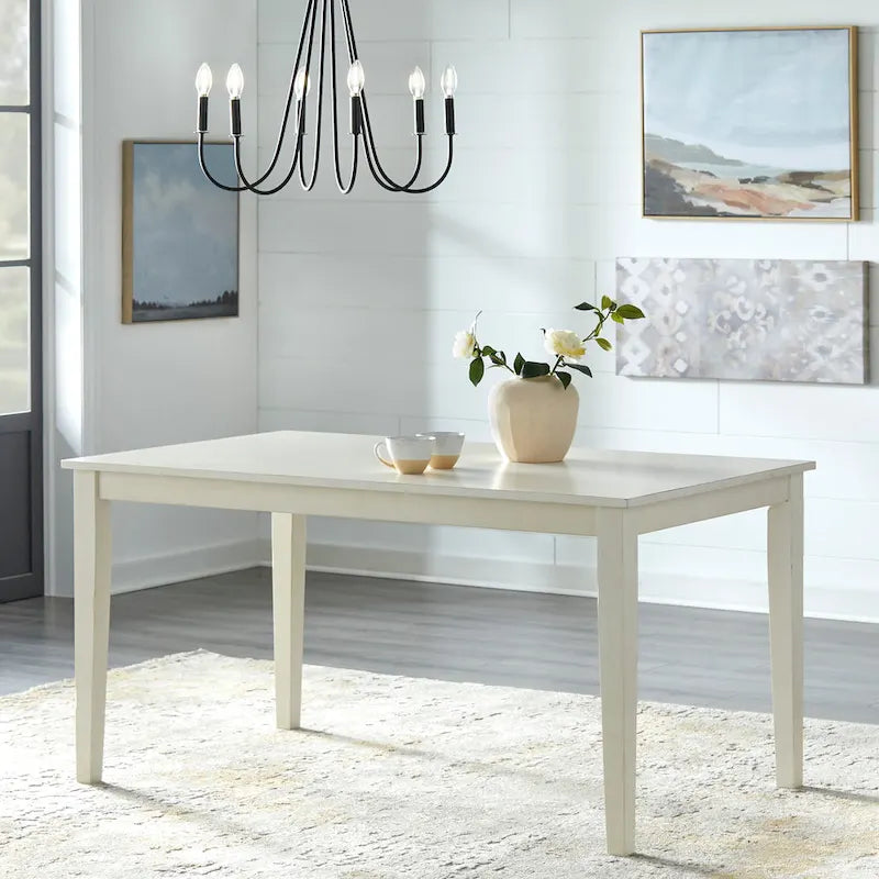 Table de salle à manger moderne de style campagnard