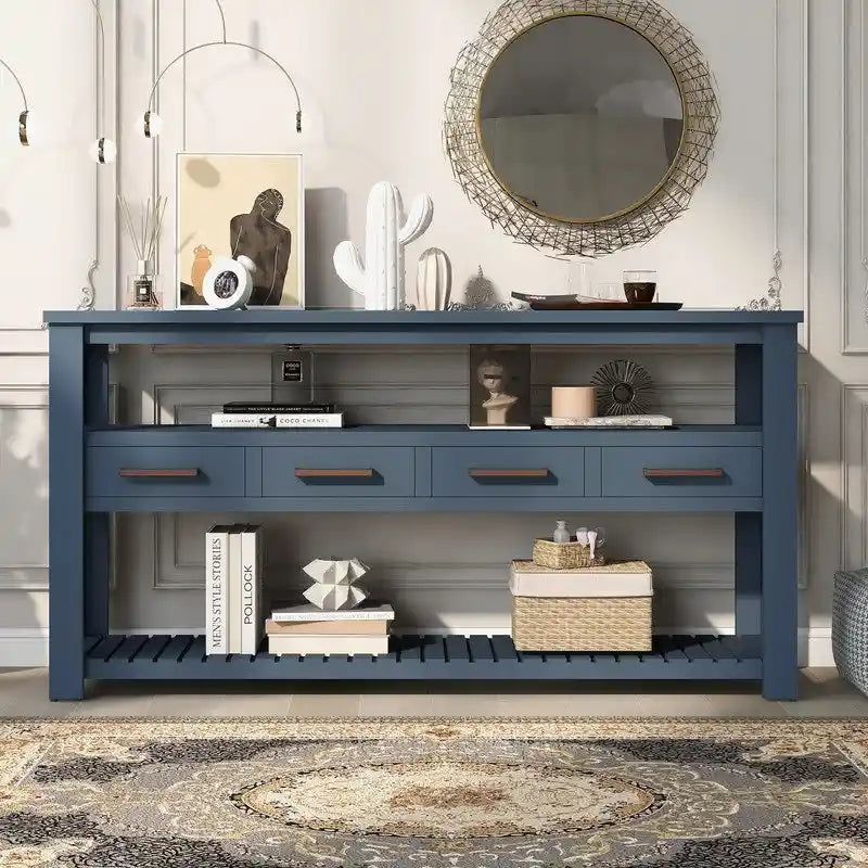 Table basse en bois style ferme