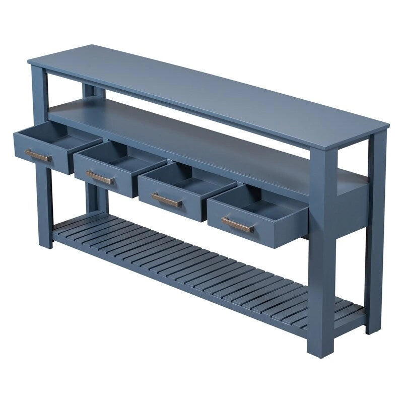 Table basse en bois style ferme