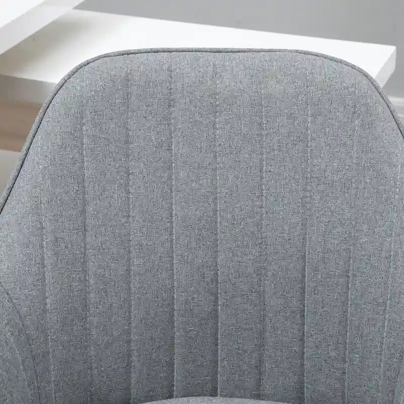 Chaise de bureau mi-dossier avec dossier texturé et roulettes pivotantes