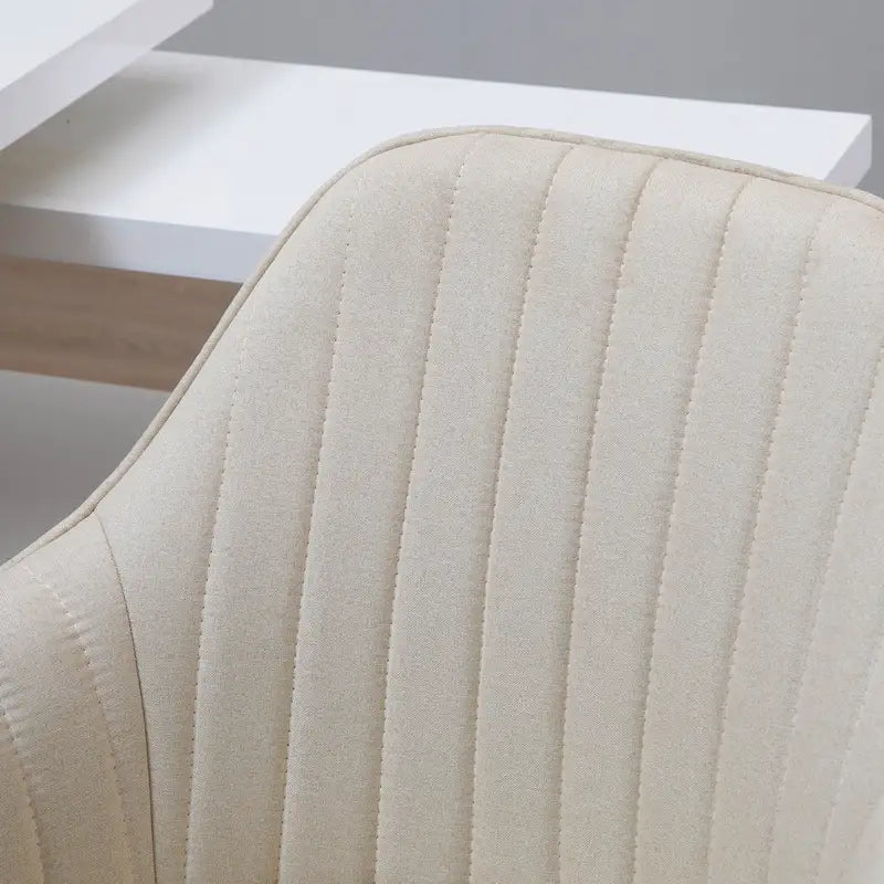 Chaise de bureau mi-dossier avec dossier texturé et roulettes pivotantes