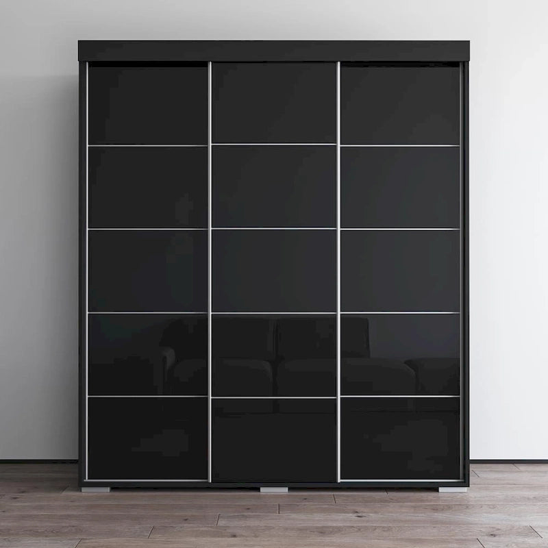Armoire moderne brillante de 71 pouces
