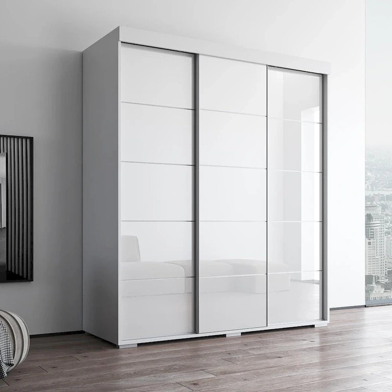 Armoire moderne brillante de 71 pouces