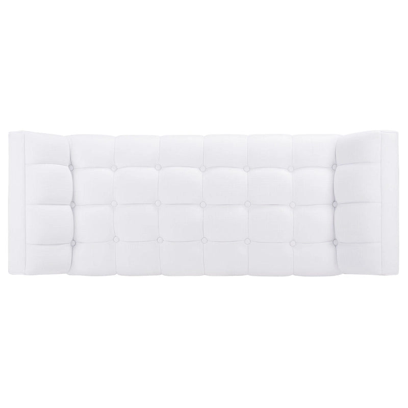 Banc capitonné