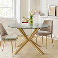 Table à manger en verre ronde 39