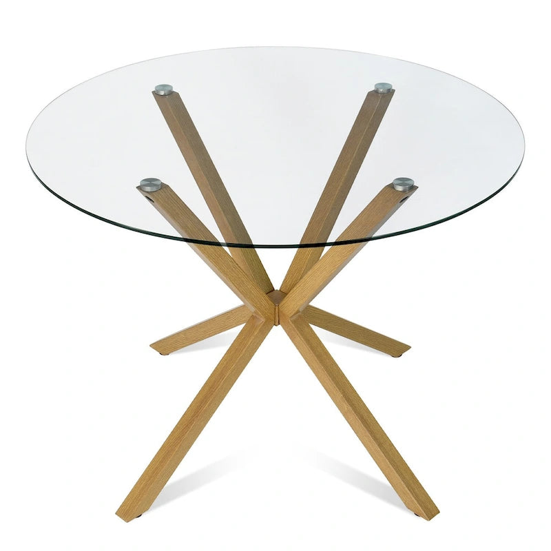 Table à manger en verre ronde 39