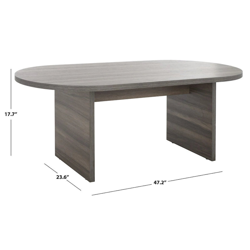 Table basse ovale moderne