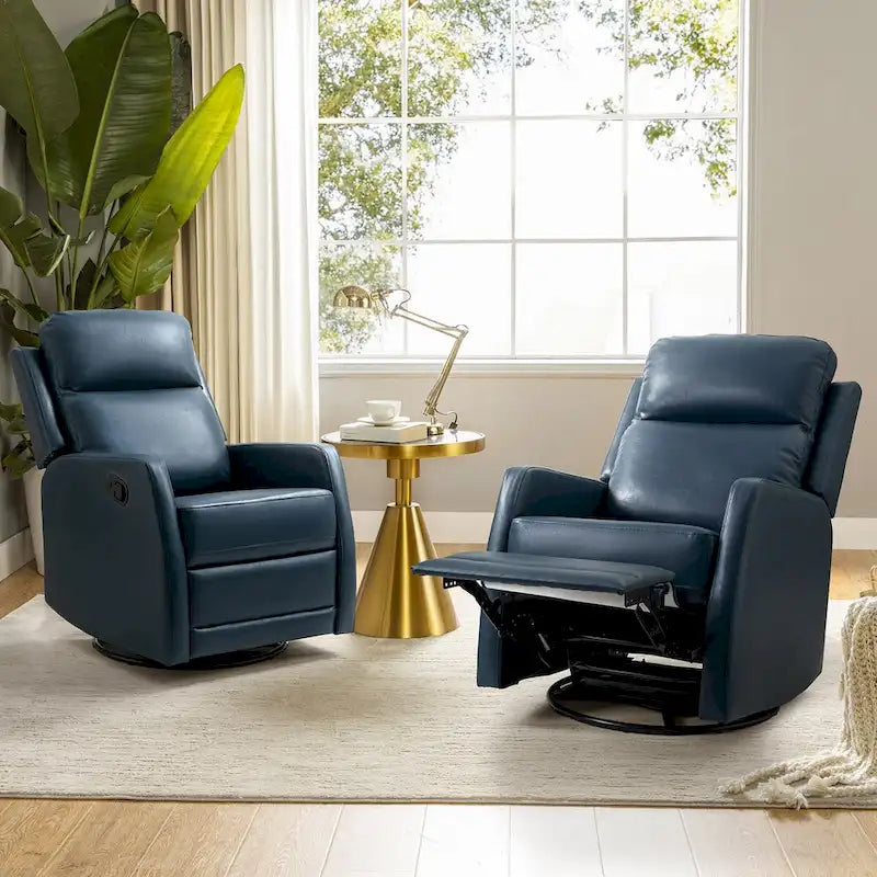 Fauteuil inclinable pivotant rembourré