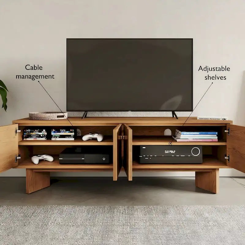 Meuble TV en chêne