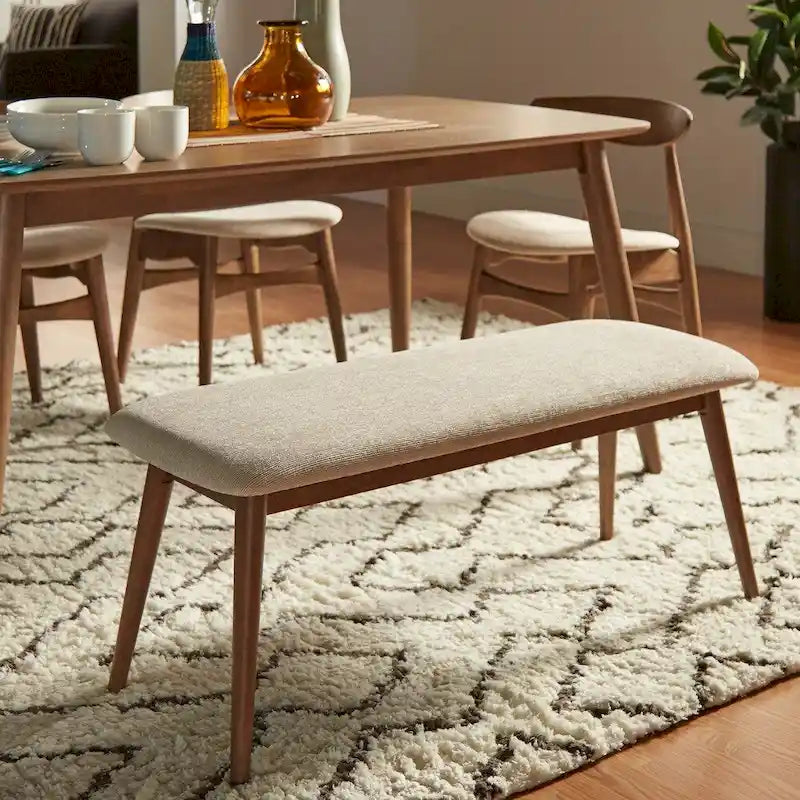 Tabouret de salle à manger capitonné de style moderne en forme de cône