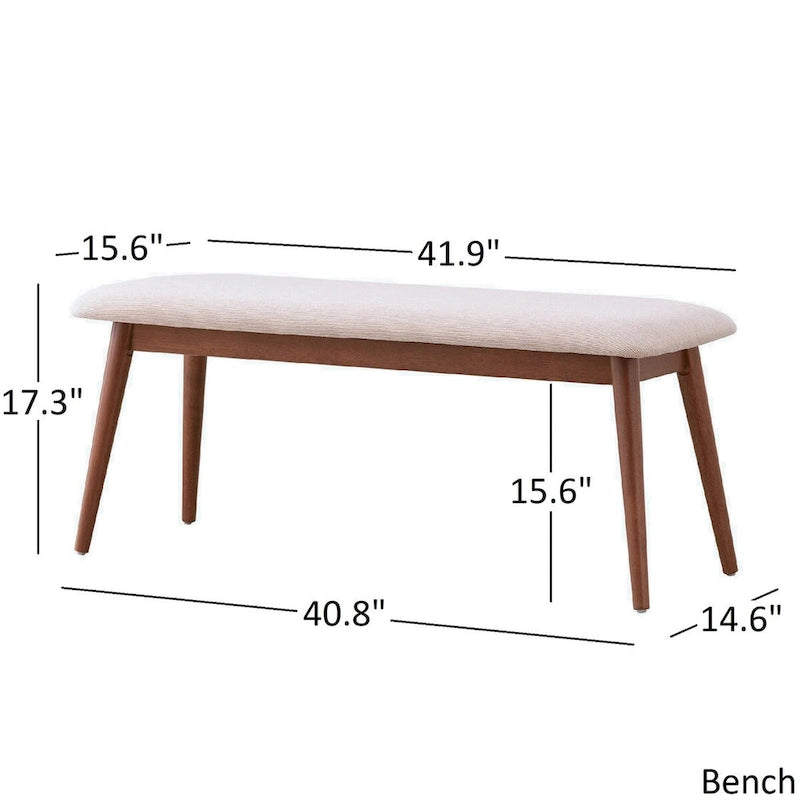 Tabouret de salle à manger capitonné de style moderne en forme de cône