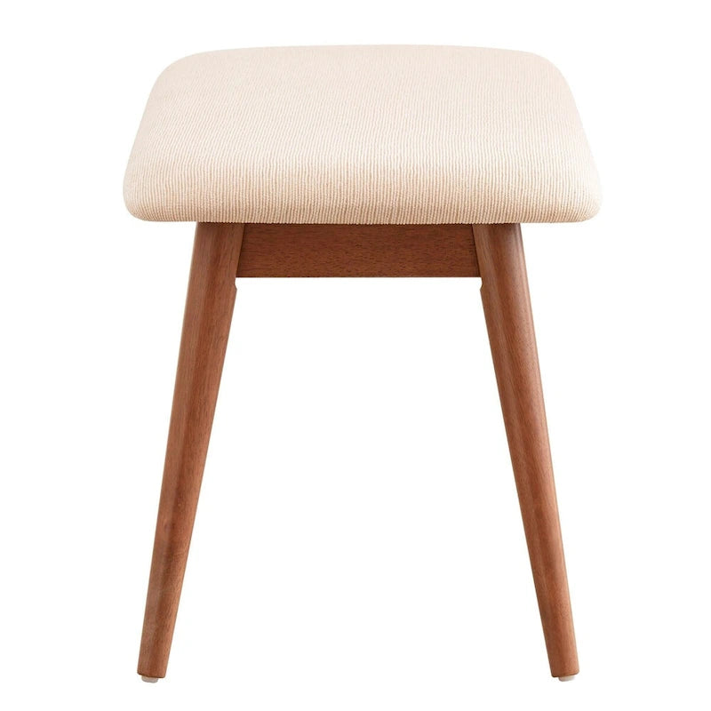 Tabouret de salle à manger capitonné de style moderne en forme de cône