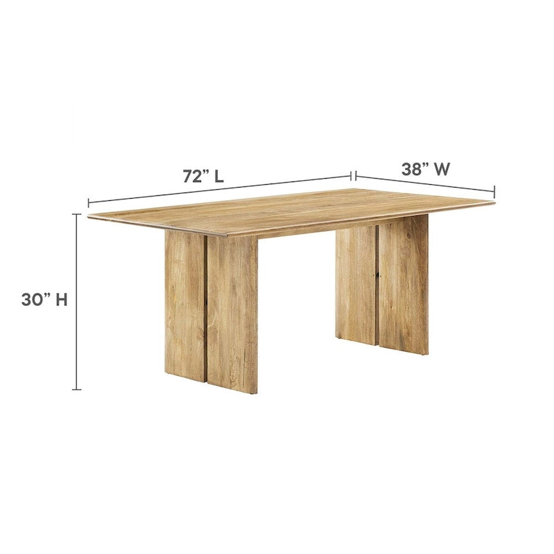 Table et banc de salle à manger en bois