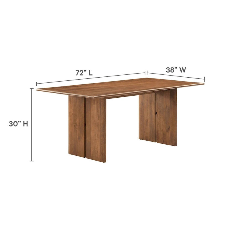 Table et banc de salle à manger en bois