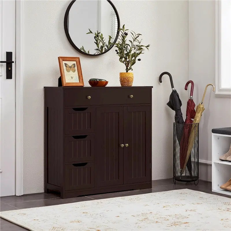 Meuble de rangement de salle de bain, meuble sur pied autonome