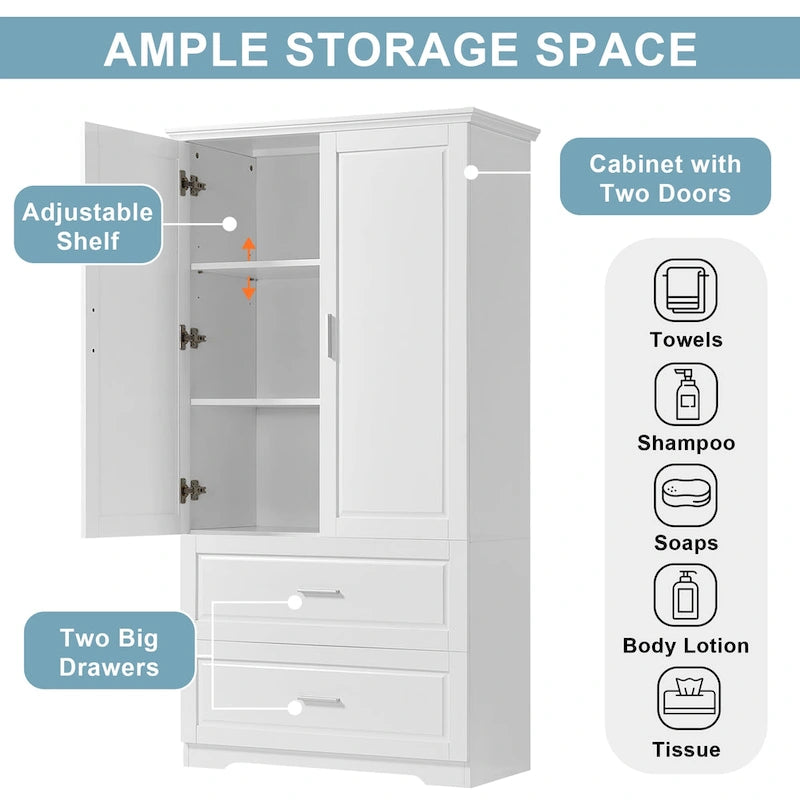 Meuble de rangement haut pour salle de bain
