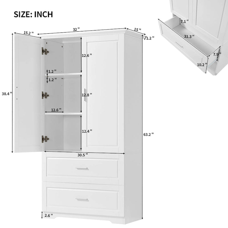 Meuble de rangement haut pour salle de bain